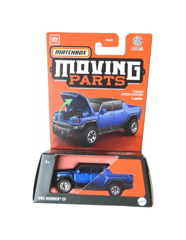 Matchbox GMC Hummer EV Camión Juguete Azul 7.6x3.8cm