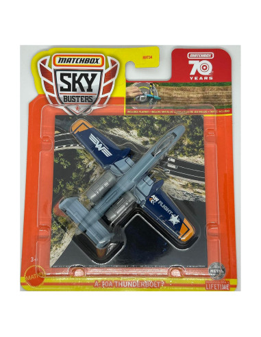 Avión de Juguete Matchbox A-10A Thunderbolt 2023 - 12.7 cm