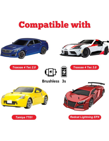 Neumáticos de Caucho Hobbypark 1/10 4 Piezas 26mm 65mm