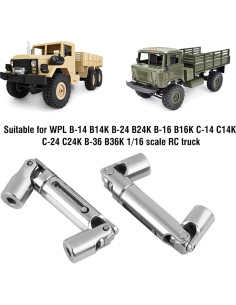 Ejes de Transmisión de Metal para Camiones RC WPL 1/16 2