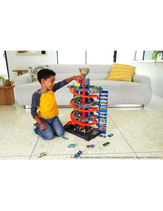 Juego de Garaje Mega Hot Wheels City con Elevador y Almacenamiento 2