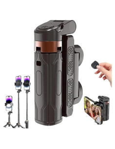 Mini Trípode Flexible JJ02 Growalleter con Control Remoto