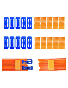 Conectores de Pistas Hot Wheels K TOMOTO - 20 Piezas