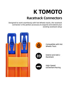 Conectores de Pistas Hot Wheels K TOMOTO - 20 Piezas 2