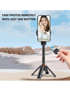 Mini Trípode Flexible JJ02 Growalleter con Control Remoto 2