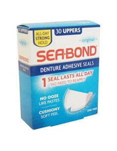 Sellos Adhesivos para Prótesis Dentales Sea-Bond Original 30 Unidades