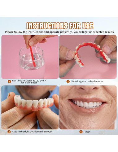 Kit de Dentaduras DIY Completo Dianww - Reparación Temporal de Dientes