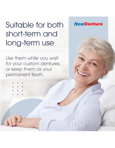 Dentaduras Inmediatas Premium Heat and Fit - Mediano - Hecho en EE. UU.