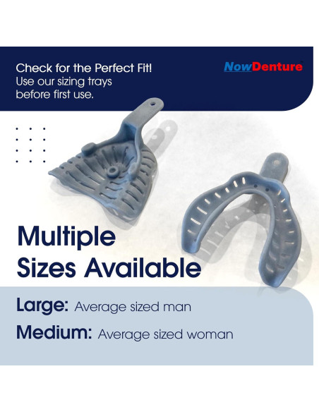 Dentaduras Inmediatas Premium Heat and Fit - Mediano - Hecho en EE. UU.