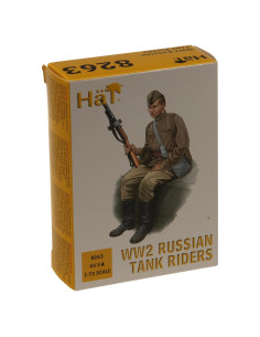 Jinete de Tanque Ruso 1:72 HaT - 44 Figuras Sin Pintar