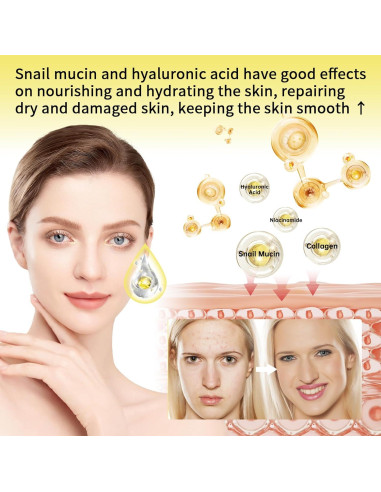 Kit de Cuidado Facial Mucina de Caracol MIZEEYE 4 PZS Viaje