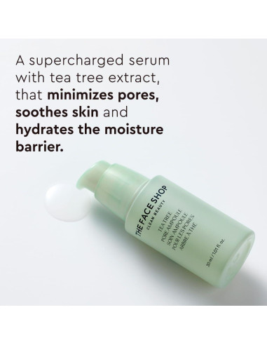 Ampoule Facial The Face Shop Árbol de Té 31.7g - Hidratante y Exfoliante