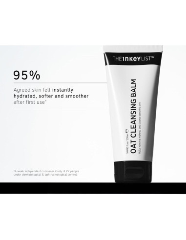 Bálsamo Limpiador de Avena The INKEY List 150ml - Vegano