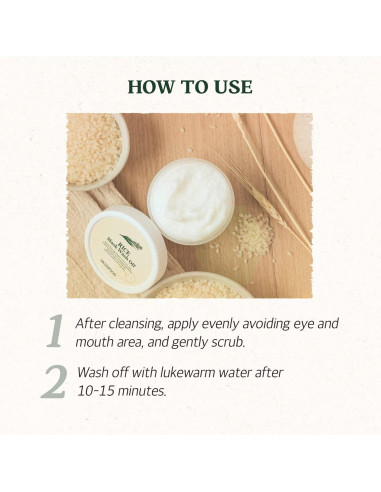 SKINFOOD Set de Cuidado Facial: Mascarilla de Arroz 99g y Espuma 150ml