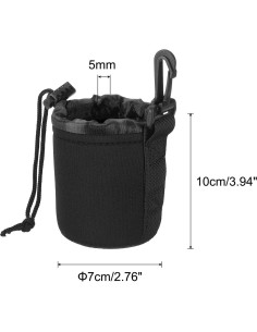Bolsa de Lente Neopreno PATIKIL 2 Pcs 7x10 cm Impermeable 2