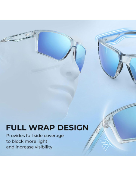 Gafas de sol polarizadas KastKing Skidaway y Osage UV400