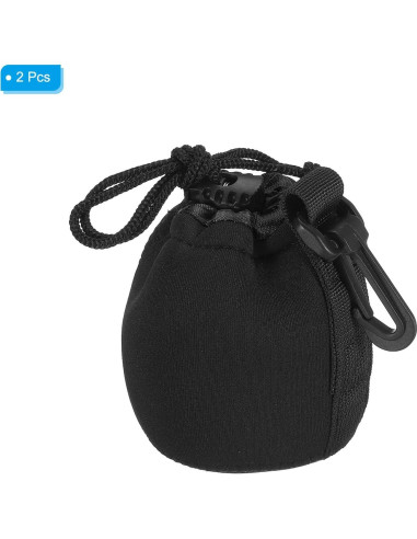 Bolsa de Lente Neopreno PATIKIL 2 Pcs 7x10 cm Impermeable