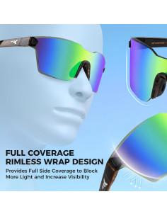 Gafas de sol polarizadas KastKing Tarkio, lentes PC 2.0mm UV400 2