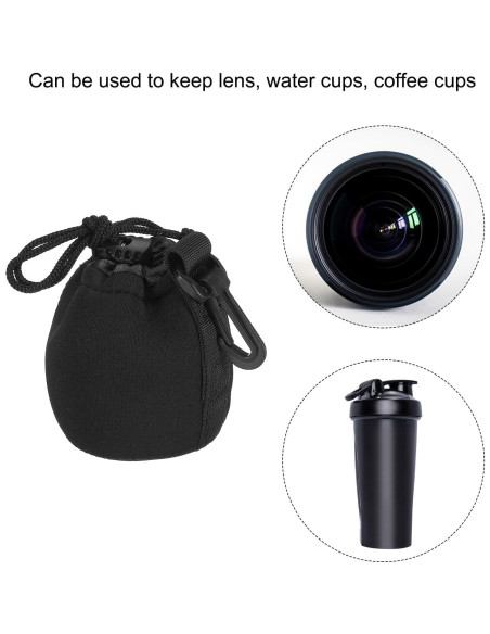 Bolsa de Lente Neopreno PATIKIL 2 Pcs 7x10 cm Impermeable