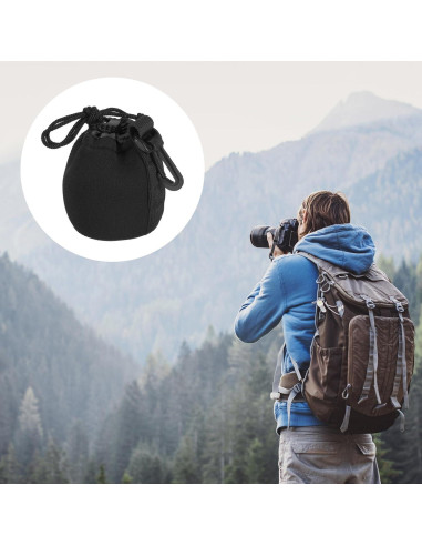 Bolsa de Lente Neopreno PATIKIL 2 Pcs 7x10 cm Impermeable