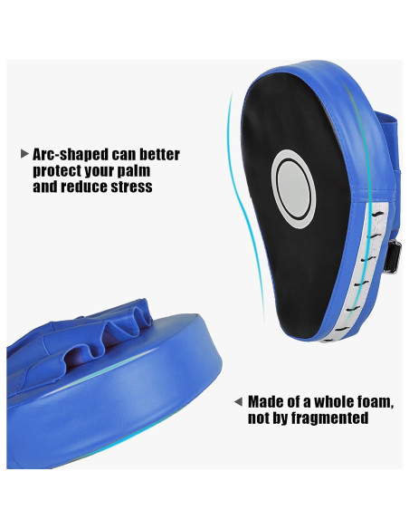 Guantes de Boxeo Oranlife 2PCS Cuero PU para Entrenamiento