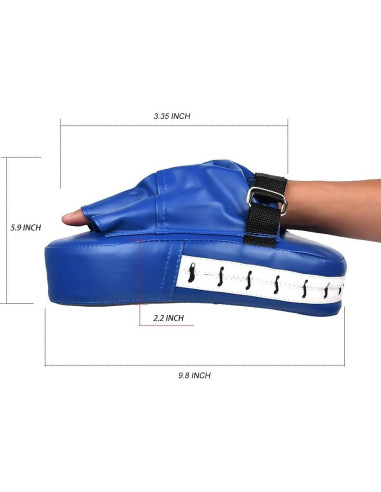 Guantes de Boxeo Oranlife 2PCS Cuero PU para Entrenamiento