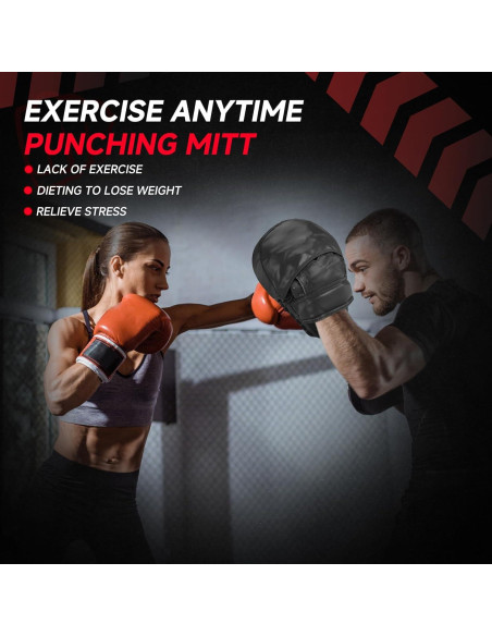 Manoplas de Boxeo Curvas KUANG QUAN para MMA y Kickboxing