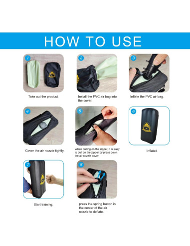 Almohadilla Inflable de Bloqueo OLNIEZZL para Entrenamiento