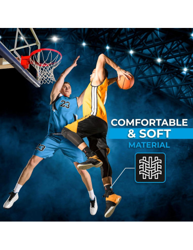 Faja de Compresión para Tobillo WYOX - Soporte Unisex Negro