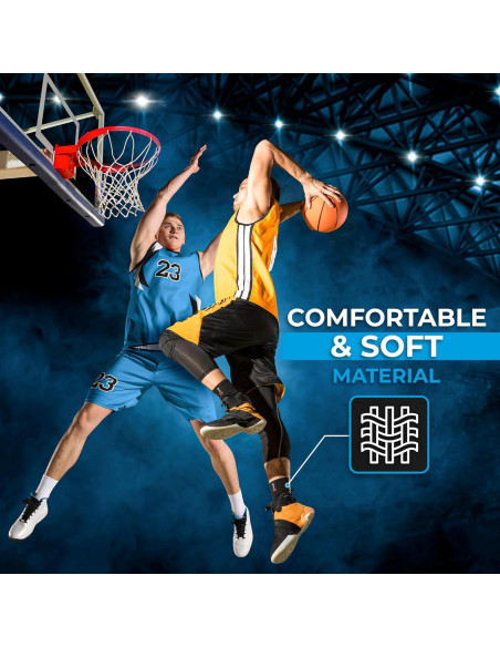 Faja de Compresión para Tobillo WYOX - Soporte Unisex Negro