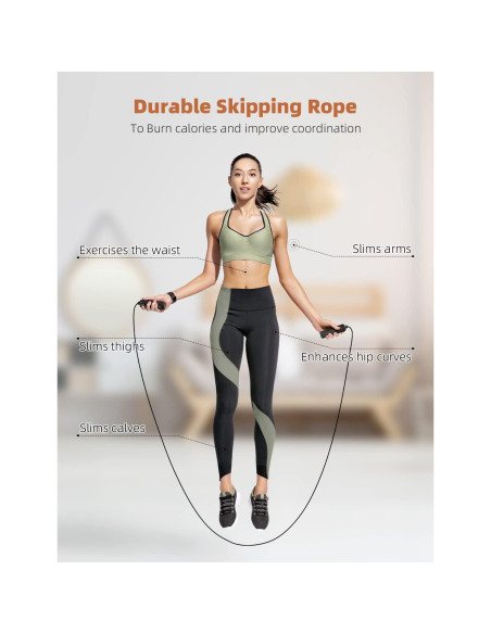 Conjunto de Entrenamiento de Agilidad GHB - 6 Postes, Escalera 6.1m