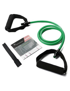 Banda de Resistencia Zhiamz Verde 13.6kg con Mangos Antideslizantes