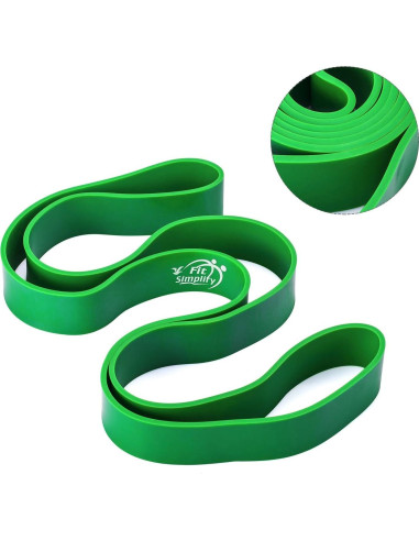 Banda de Resistencia Fit Simplify para Dominadas Verde 50-120kg