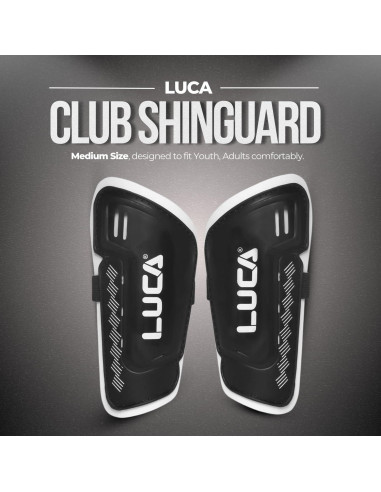 Espinilleras de Fútbol LUCA para Jóvenes y Adultos - Tamaño Mediano