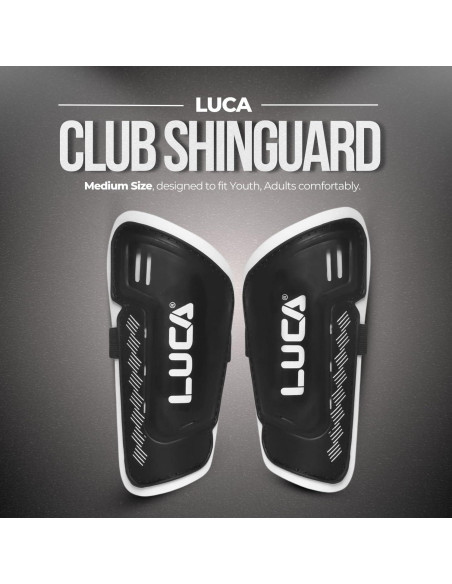 Espinilleras de Fútbol LUCA para Jóvenes y Adultos - Tamaño Mediano