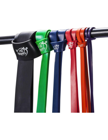 Banda de Resistencia Fit Simplify para Dominadas Verde 50-120kg