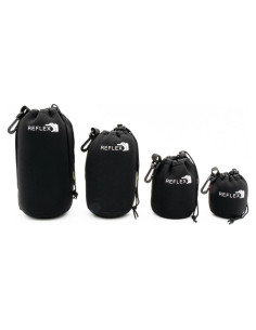 Bolsas de Lente Acolchadas Reflex Camera 4 Pzs S/M/L/XL
