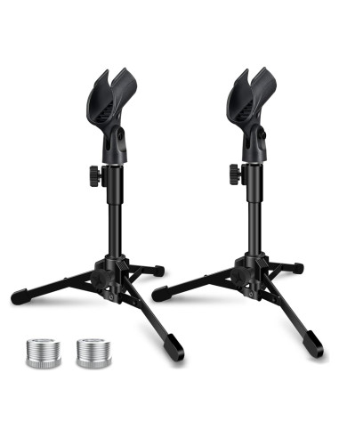 Soporte de Micrófono de Escritorio Trípode Plegable Mictop