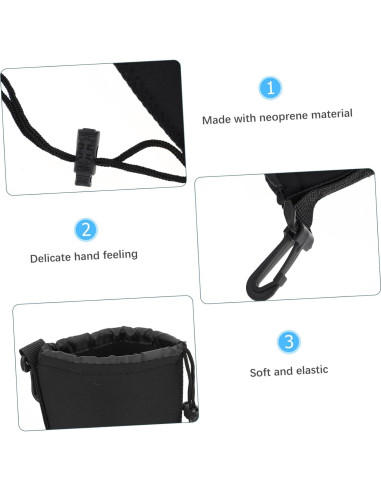 Bolsa de Neopreno para Lentes DSLR SHOWERORO 9.5x14cm