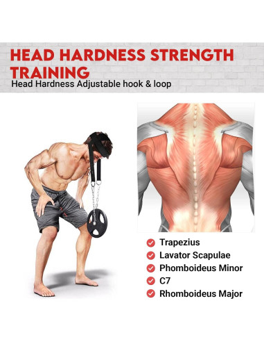 Arnés de Cuello Defy para Levantamiento de Pesas - Ajustable