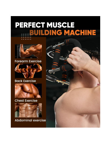 Entrenador de Brazo Twister Saker 20-110kg Ajustable para Fitness