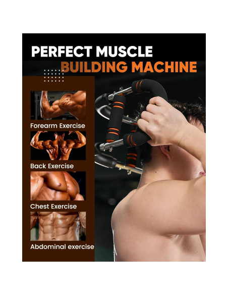 Entrenador de Brazo Twister Saker 20-110kg Ajustable para Fitness