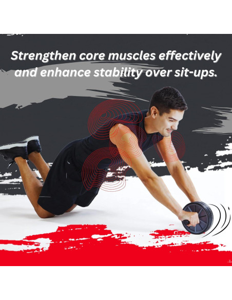 Rueda de Abdominales U.S. JACLEAN - Entrenamiento de Core 25.9cm