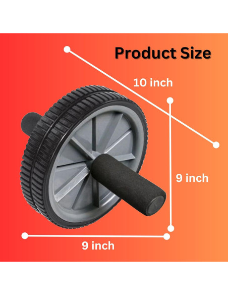 Rueda de Abdominales U.S. JACLEAN - Entrenamiento de Core 25.9cm