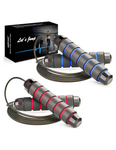 Cuerda de Saltar AIZIYUO Ajustable 2.74m Sin Enredos