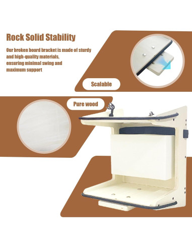 Soporte para Tablas de Rompimiento Liwupro 28 cm - Entrenamiento Artes Marciales