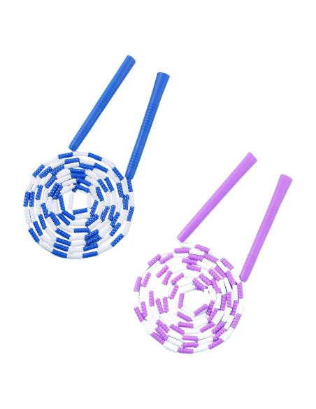 Cuerda para Saltar YIKANGHENG 1m Azul y Morado con Mango Plástico