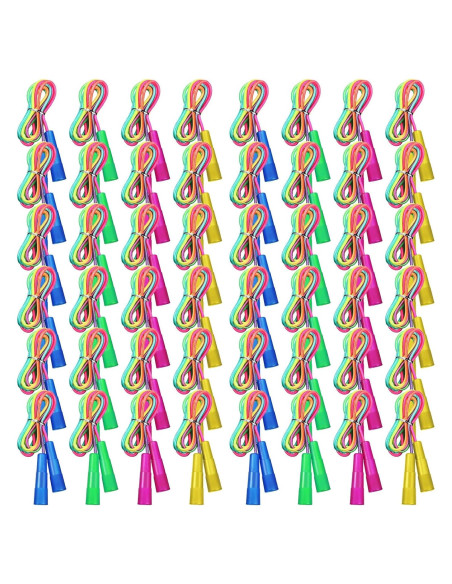 Cuerdas de Saltar Arcoíris Leyndo 24 Piezas 2.2m Nylon