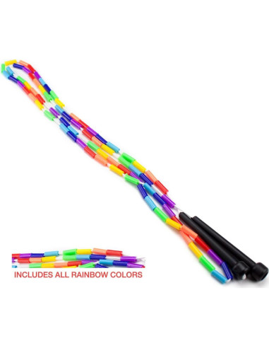 Cuerda de Salto K-Roo Sports 2.13m con Segmentos Coloridos