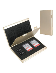 Estuche para Tarjetas SD y TF LAVILI Doble Capa Aluminio